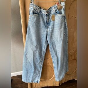 Levi's Light Blue Wide Leg Jeans